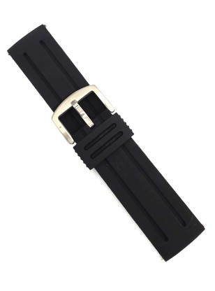 Silicon Strap Black 26mm 2