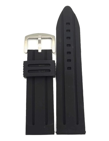Silicon Strap Black 26mm