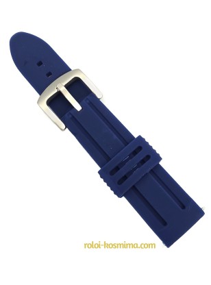 Silicon Strap Blue 20mm & 22mm type Panerai 2