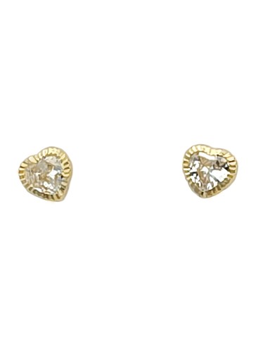 Earrings gold K14 Hearts