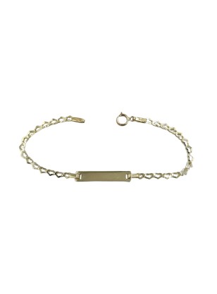 Child name Bracelet Gold Κ9