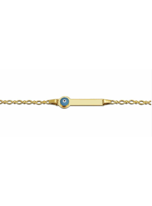 Child name Bracelet Gold Κ9 2