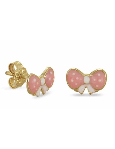 Earrings children Gold K9 Bow