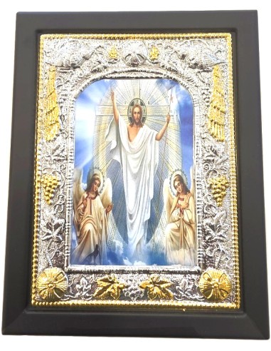 Silver icon Resurrection of the Lord 19x24cm