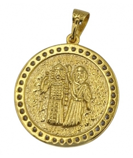 Pendant gold K9 ICXR NIKA 2
