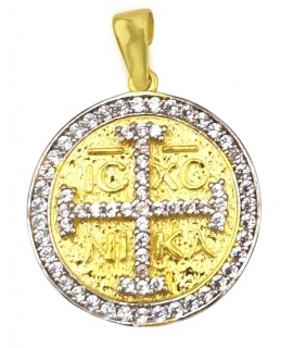Pendant gold K9 ICXR NIKA