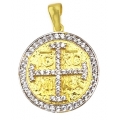 Pendant gold K9 ICXR NIKA