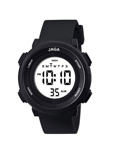 JAGA M135X Μαύρο ΔΩΡΟ λουράκι Alarm-chrono