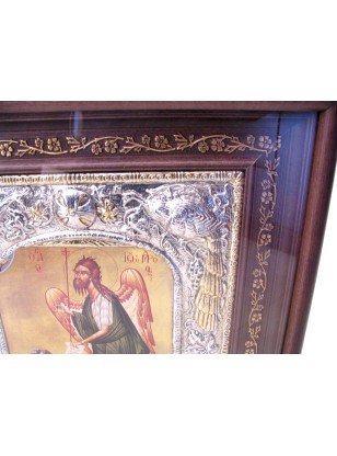 ΑΣΗΜΕΝΙΑ ΕΙΚΟΝΑ 'ΑΓ.ΙΩΑΝΝΗΣ ΠΡΟΔΡΟΜΟΣ'  35x43cm 2