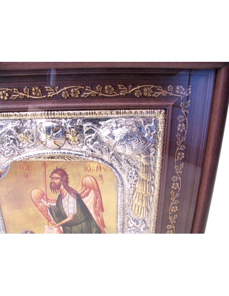 ΑΣΗΜΕΝΙΑ ΕΙΚΟΝΑ 'ΑΓ.ΙΩΑΝΝΗΣ ΠΡΟΔΡΟΜΟΣ'  35x43cm