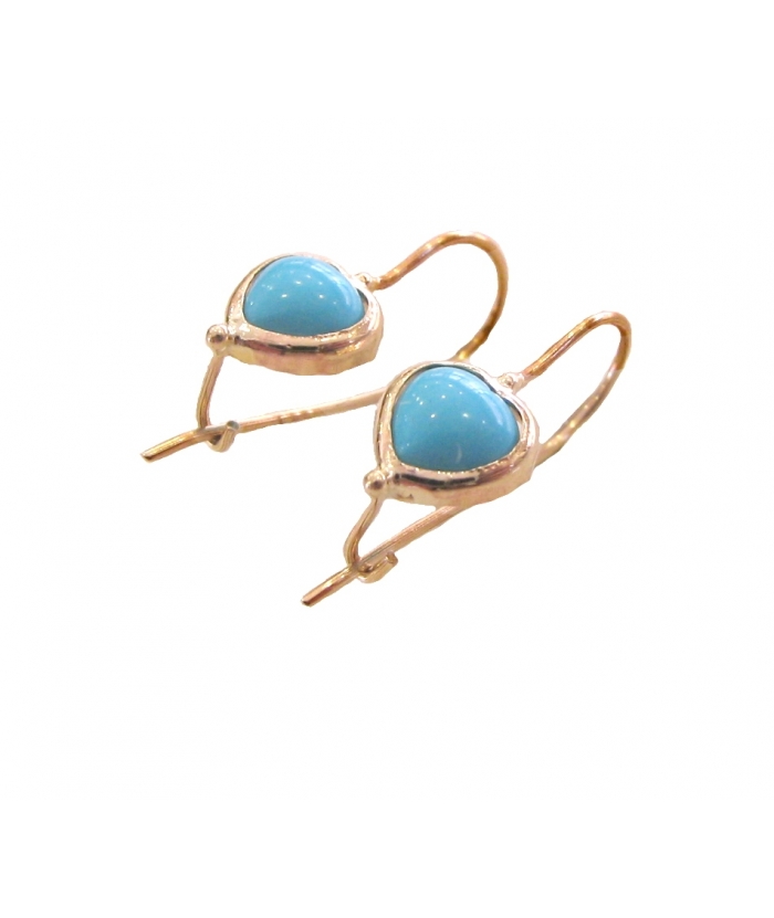 Earrings children Gold 'Hearts'