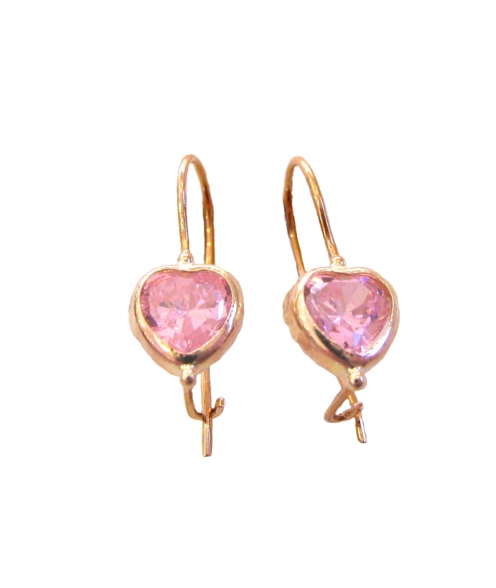 Earrings children Gold 'Hearts'