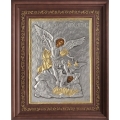 Silver icon 'Mary' glass 26x32cm