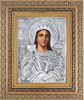 ΑΣΗΜΕΝΙΑ ΕΙΚΟΝΑ 'ΑΓ.ΒΑΡΒΑΡΑ' ΣΚΑΛΙΣΤΗ