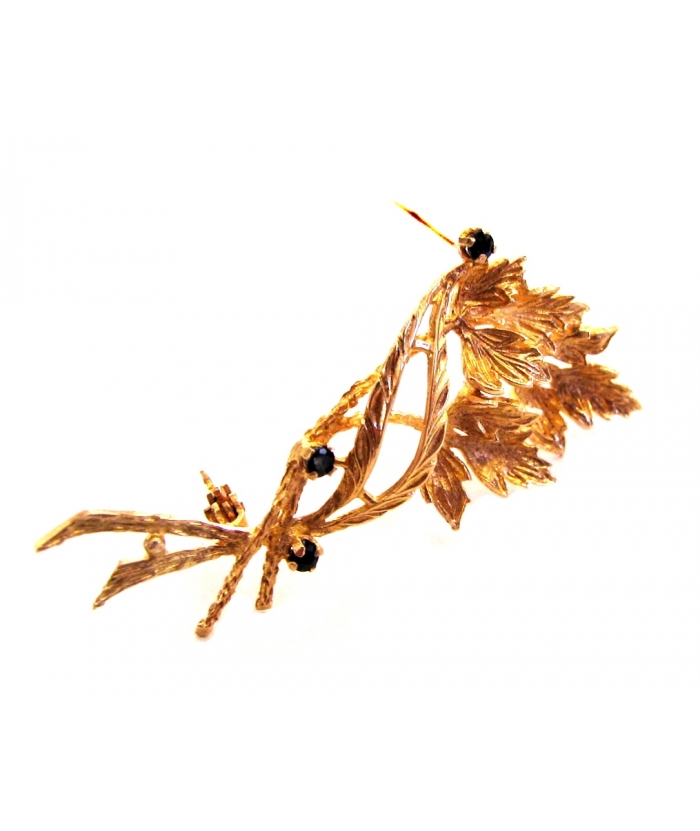 Lapel Pin Gold ''Leaf''