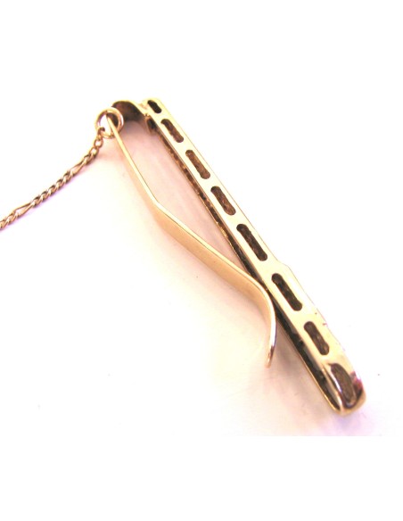 Tie Pin gold K14 style 'Cartier'