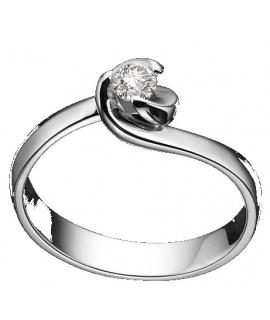 Engagement whitegold Ring K18 Diamond