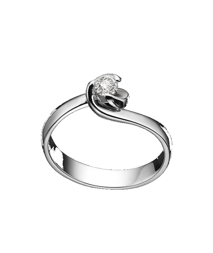 Engagement whitegold Ring K18 Diamond