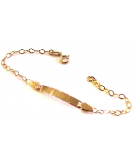 Child name Bracelet Gold 