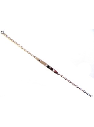 Child name Bracelet whitegold K14 2