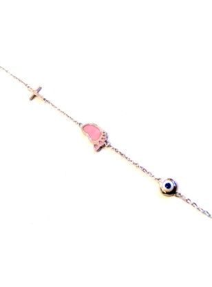 Bracelet Child Silver 'Foot' 2
