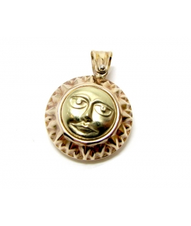 Pendant Gold Κ14 'Sun' 