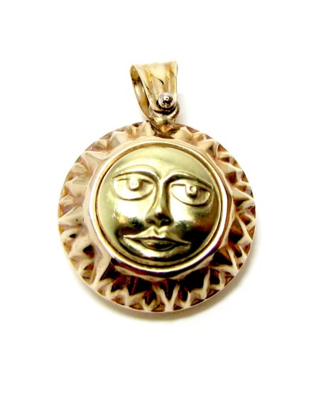 Pendant Gold Κ14 'Sun' 