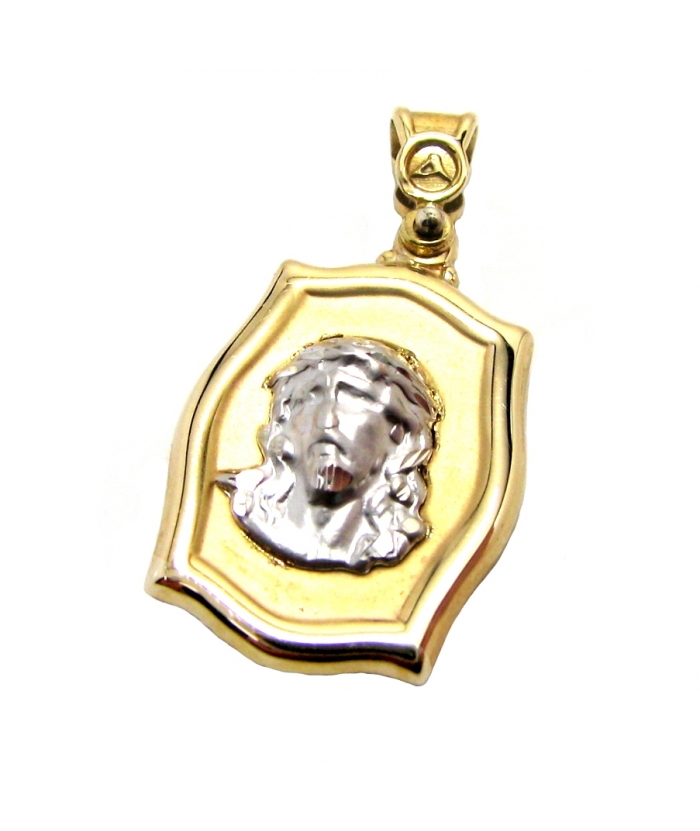 Child Pendant Gold 'Jesus' Duplex