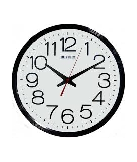 WALL CLOCK RHYTHM WHITE