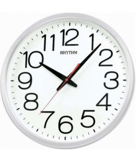 WALL CLOCK RHYTHM WHITE
