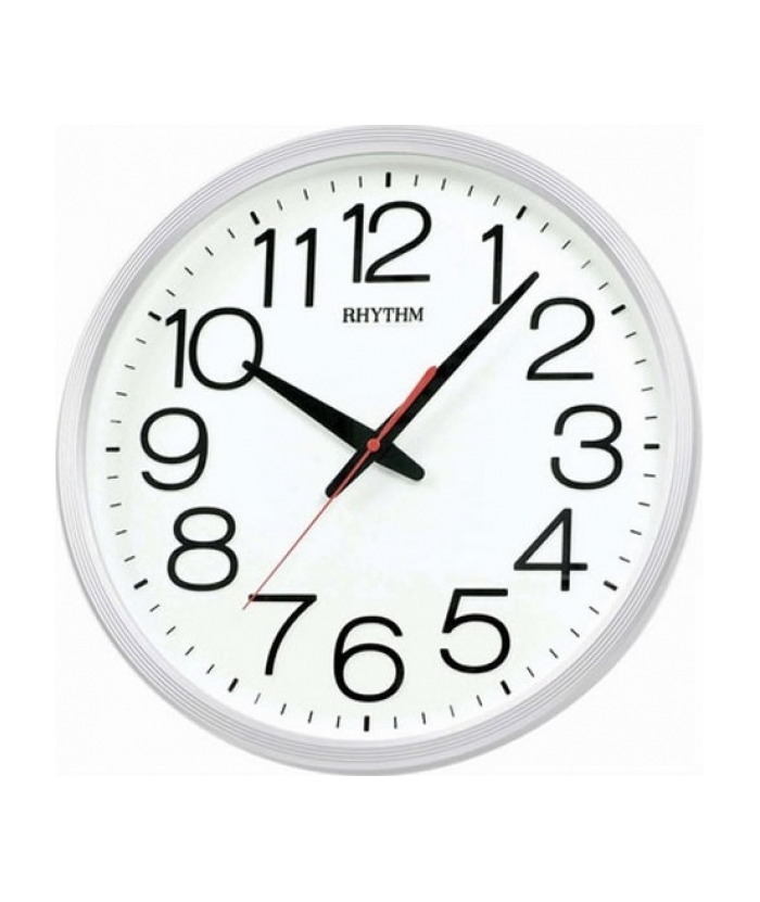 WALL CLOCK RHYTHM WHITE