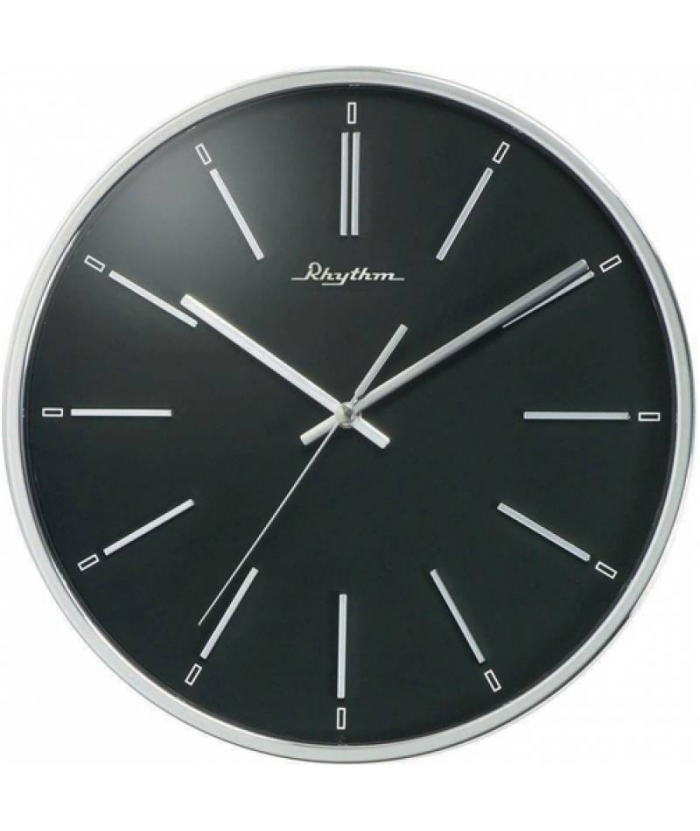 WALL CLOCK RHYTHM Silver
