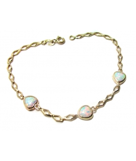 Bracelet Gold ''Hearts'' 2
