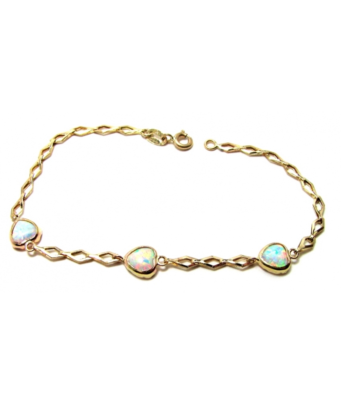 Bracelet Gold ''Hearts''