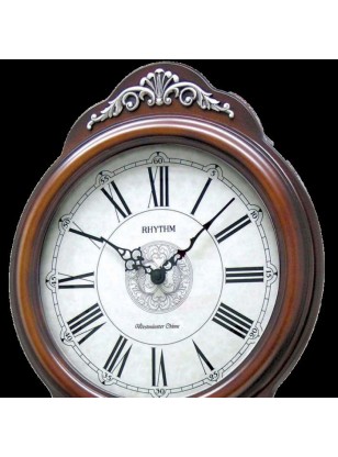 Pendulum Clock RHYTHM Quartz wooden  2