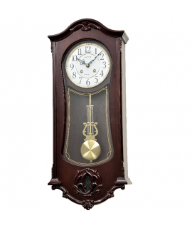 Pendulum Clock RHYTHM Quartz wooden 