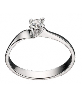 Engagement Ring K18 diamond