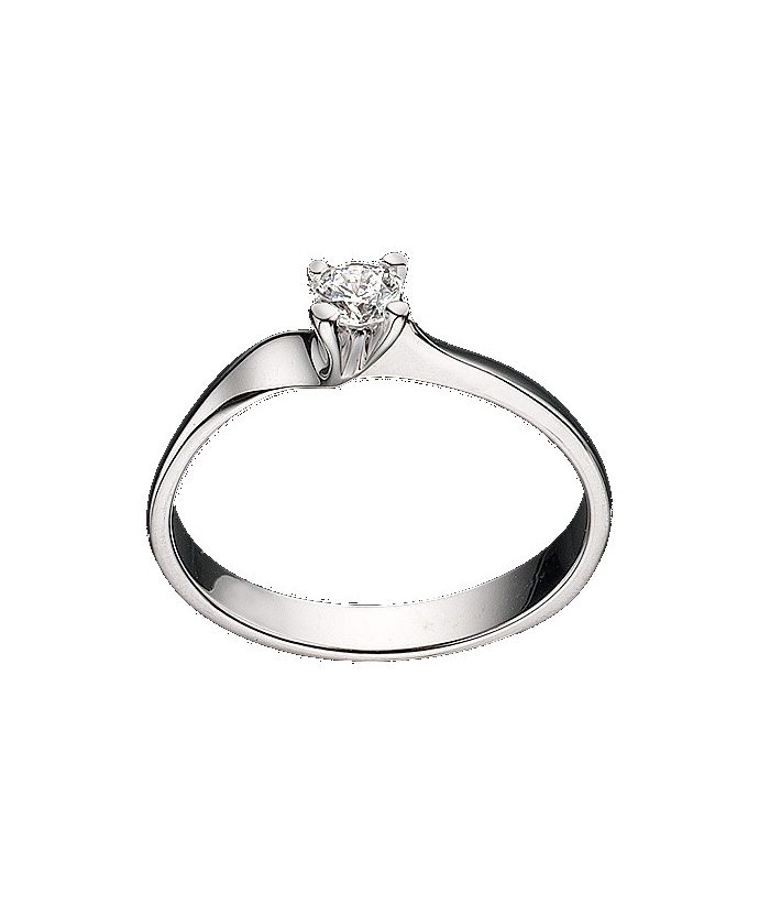 Engagement Ring K18 diamond