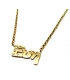 Necklace gold K14 "Name"