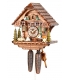 Pendulum Clock mechanical  'Cuckoo' wooden