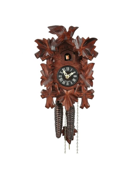 Pendulum Clock mechanical  'Cuckoo' wooden 40cm