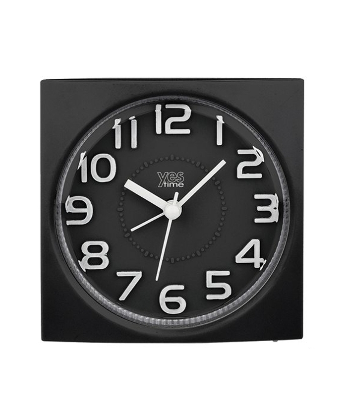 Ρολόι Ξυπνητήρι YesTime Black