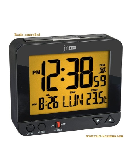 Ρολόι Ξυπνητήρι JM Plus Ψηφιακό Radiocontrolled