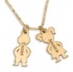 Gold child charms